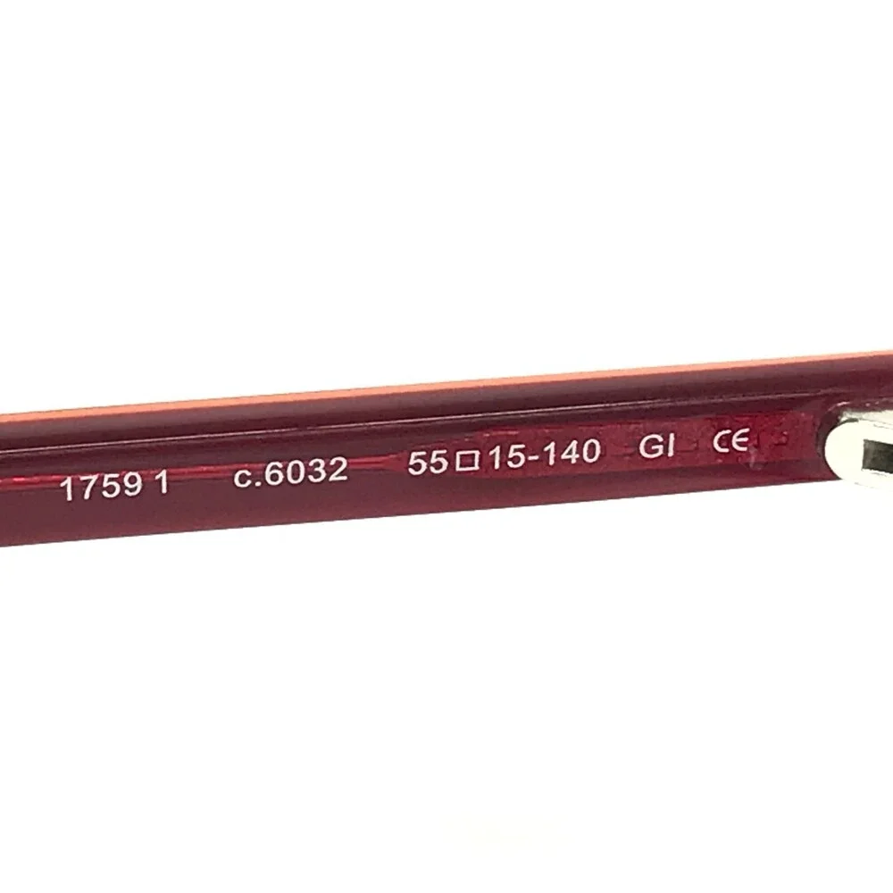 Prodesign Eyeglasses Frames 1759 c.6032 Black Red Cat Eye Full Rim 55-15-140